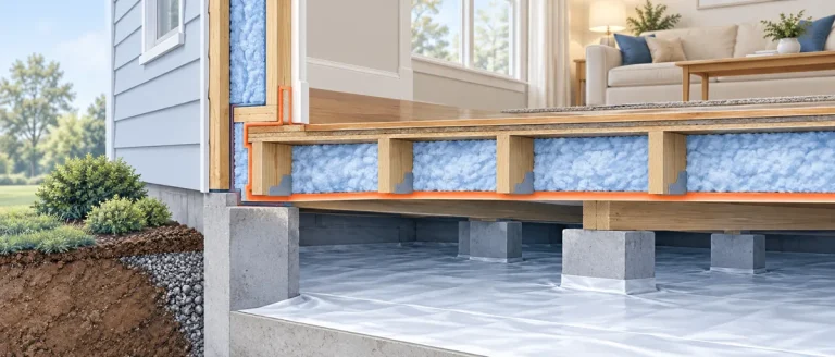 Illustration for two different jobs in the building envelope — home insulation planning