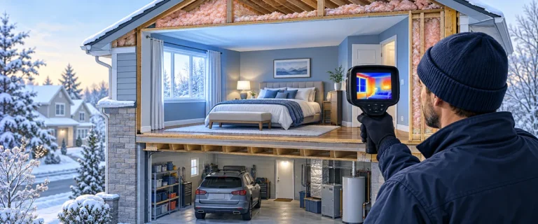 Illustration for why room size is not a diagnosis — home insulation planning