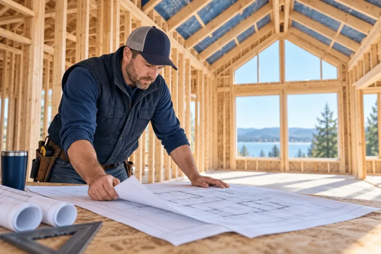 Conceptual illustration: An insulation estimate that starts with the plans.